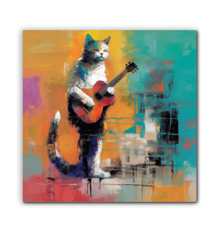 Chord Charmer Wrapped Canvas in a minimalist interior.