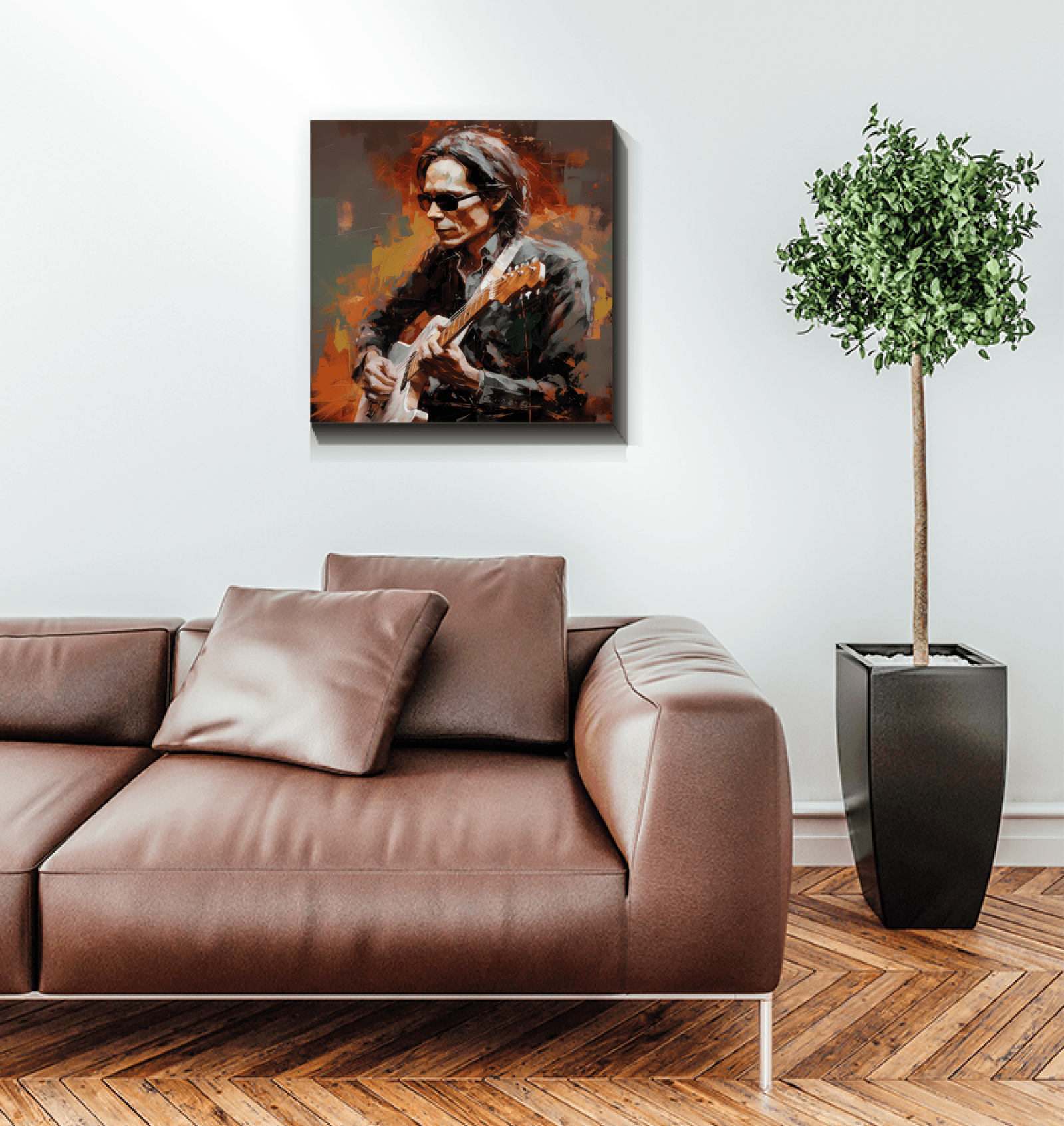 Unique Chord Crusader wrapped canvas for office decor.