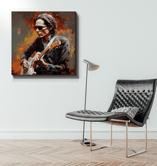 Artistic wrapped canvas of Chord Crusader for wall art.