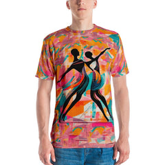 Elegant Classic Balletic Style Men's T-shirt front view