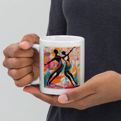 Stylish White Mug Perfect for Coffee and Tea Lovers