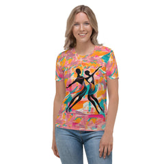 Elegant Classic Balletic Style Women's T-shirt front view