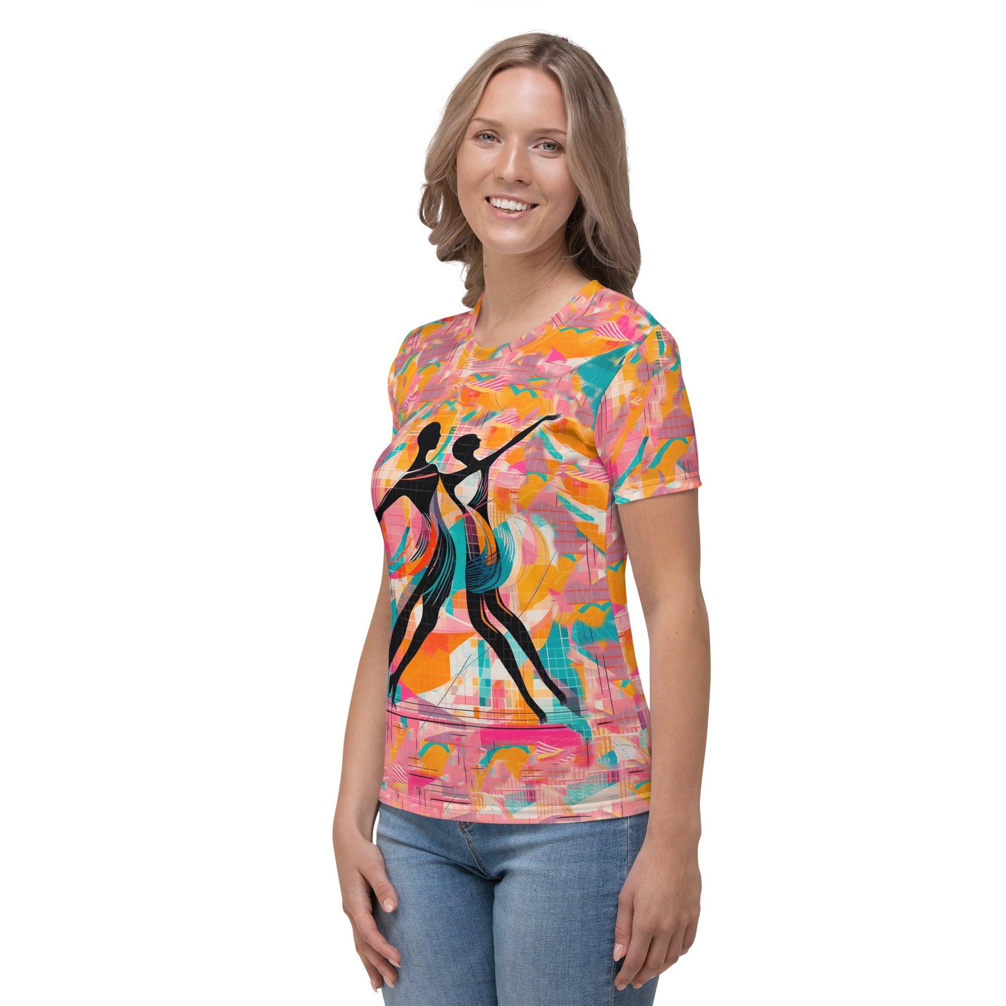 Woman wearing Classic Balletic Style T-shirt in a casual setting