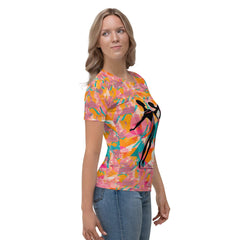 Back view of the Balletic Style Women's T-shirt showcasing design details