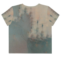 Classical Cadenzas All-Over Print Crop Tee - Beyond T-shirts