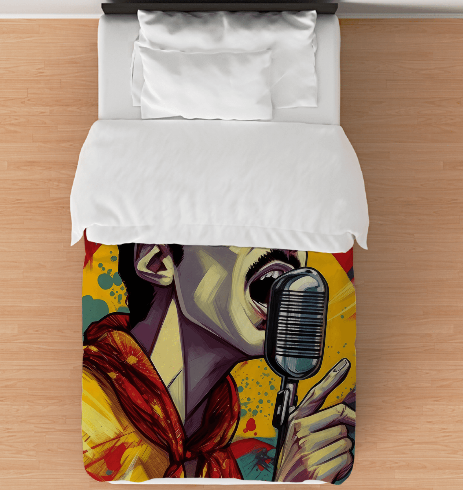 Collaboration Is Key In Pop Music Duvet Cover - Beyond T-shirts