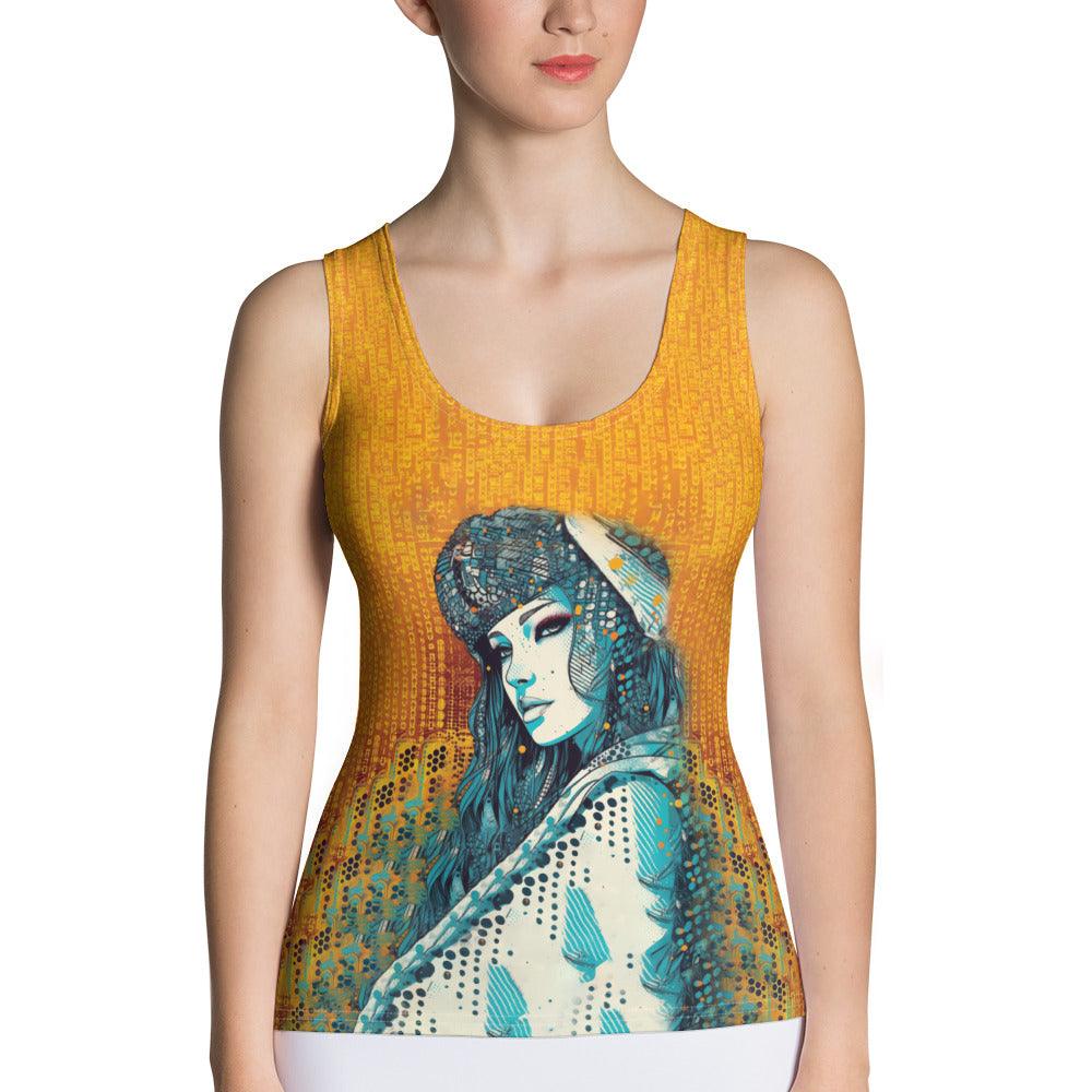 Colorful Creations Sublimation Tank Top Front View.