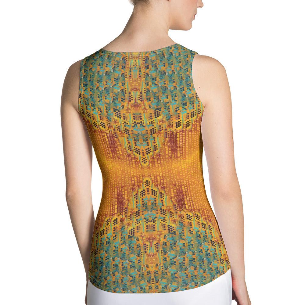 Colorful Creations Sublimation Tank Top Back View.