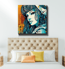 Exquisite Colorful Creations art piece on canvas for an artistic touch.