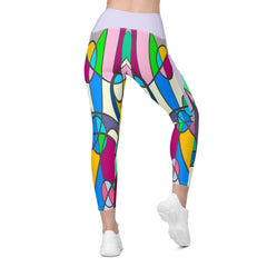 Casual look with Colorful Passion II crossover leggings paired with a comfy top.