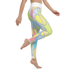Colorful Passion III Leggings: Stretchable Fabric for Yoga.