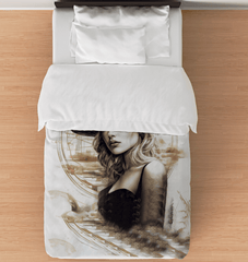 Coloring Canvas Duvet Cover - Bedroom Decor