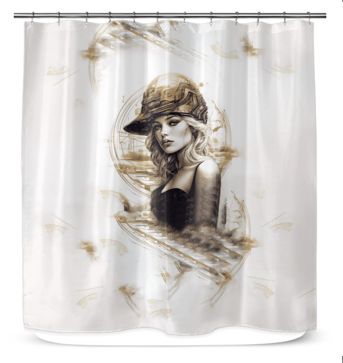 Coloring Canvas Shower Curtain - Beyond T-shirts