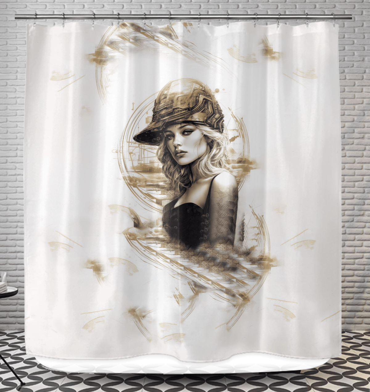 Coloring Canvas Shower Curtain - Beyond T-shirts