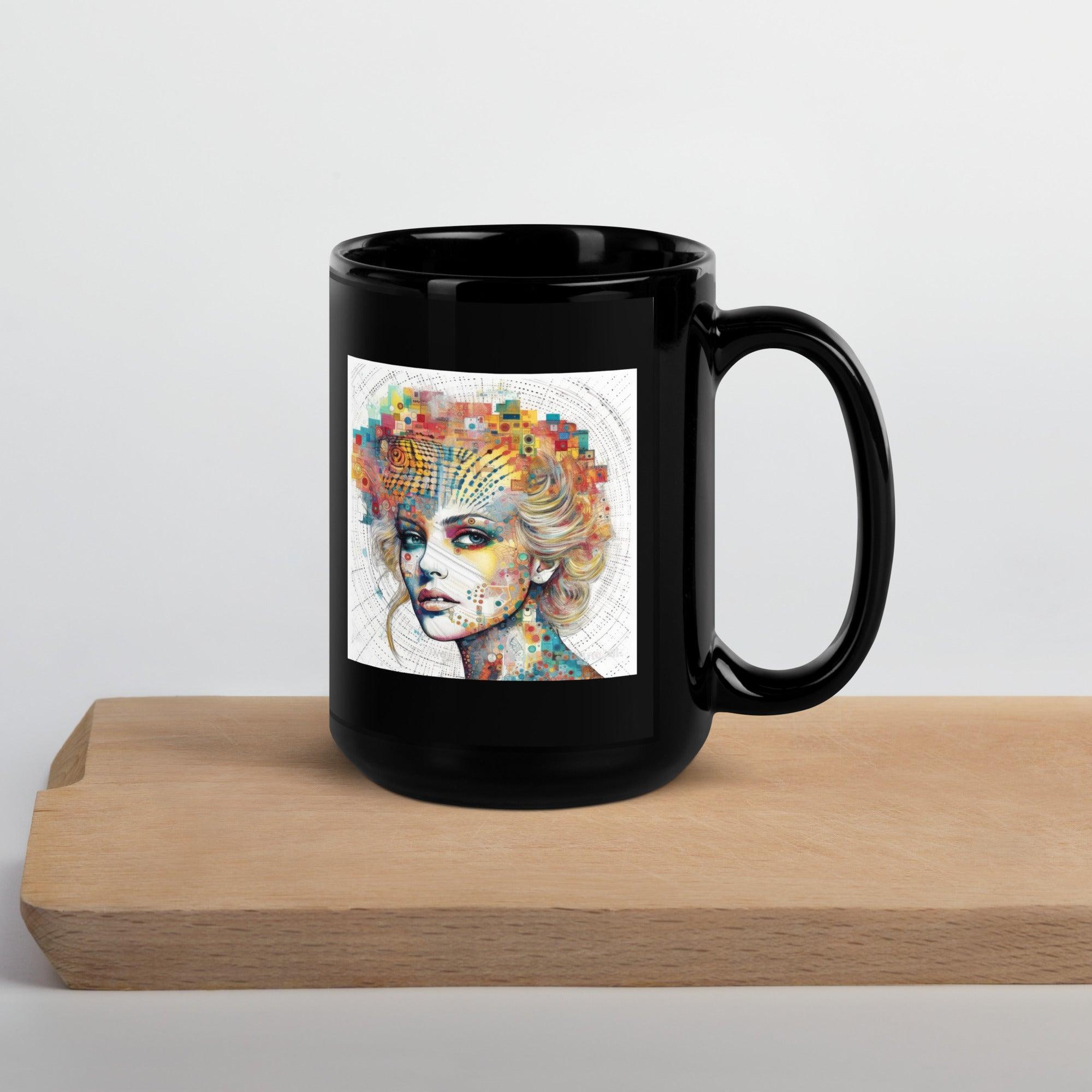 Black Mug with Glossy Finish