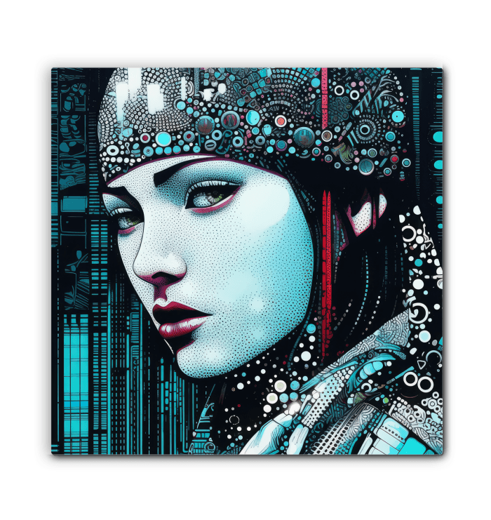 Gallery-wrapped canvas featuring Coloring Creations III.