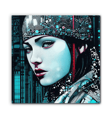 Gallery-wrapped canvas featuring Coloring Creations III.
