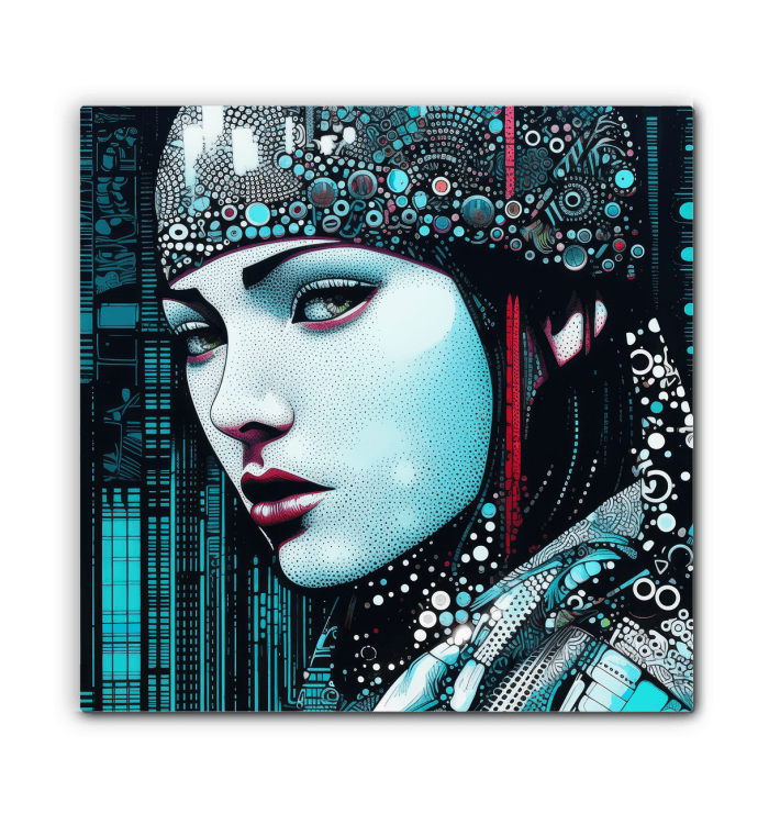 Bold and bright Coloring Creations III canvas art.