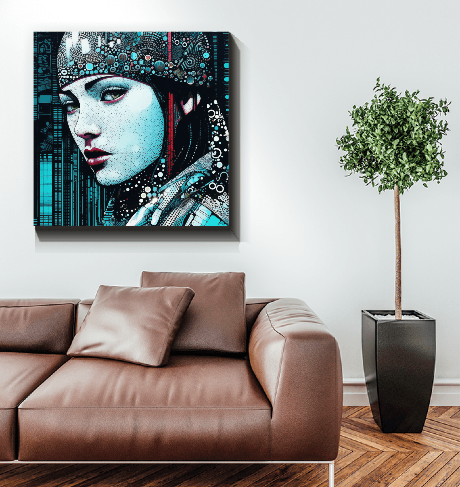 Decorative Coloring Creations III wrapped canvas artwork.
