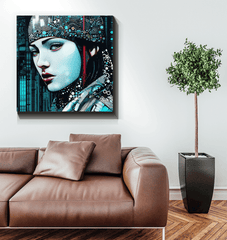 Decorative Coloring Creations III wrapped canvas artwork.