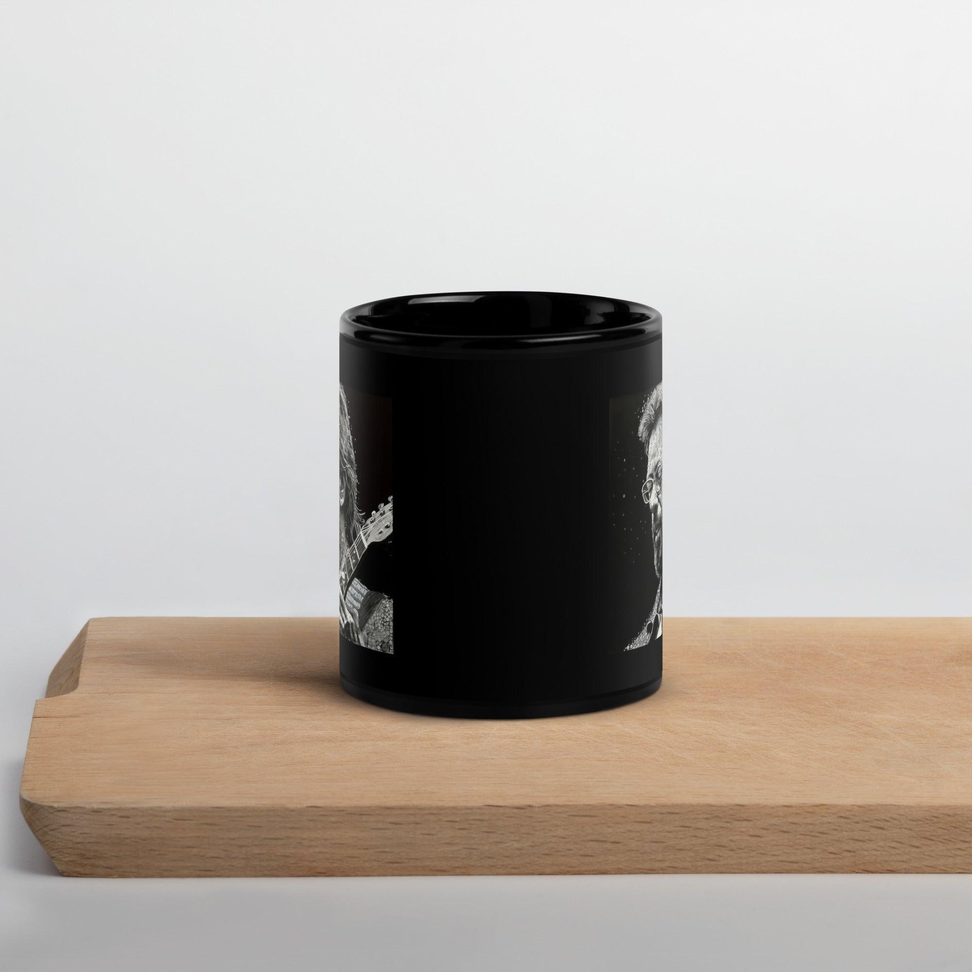 Black Glossy Mug for Creatives