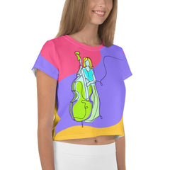 Contrabass Melody Crop Tee