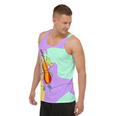 Contrabass Line Art Men's Tank Top - Beyond T-shirts