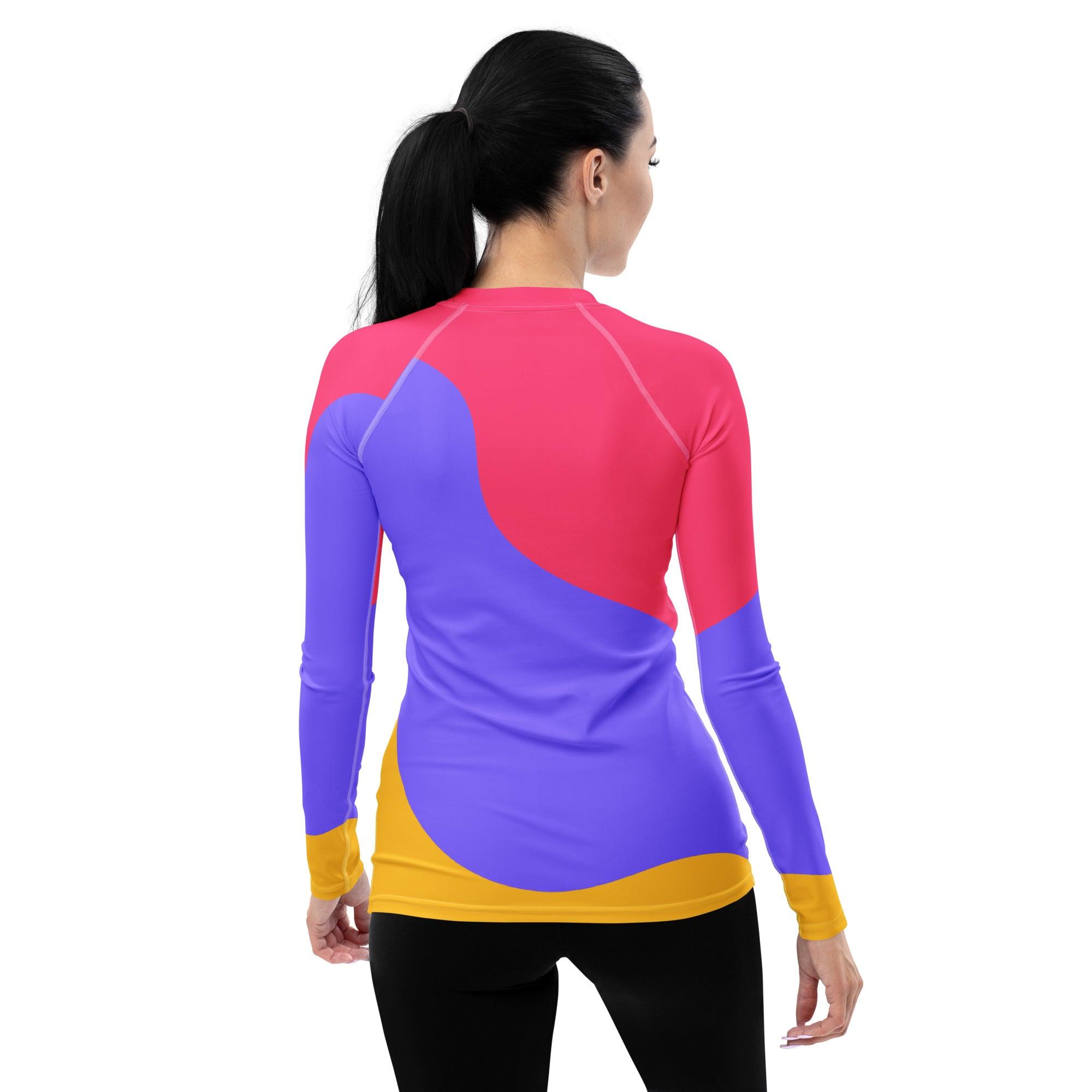 Contrabass Line Art Women's Rash Guard - Beyond T-shirts