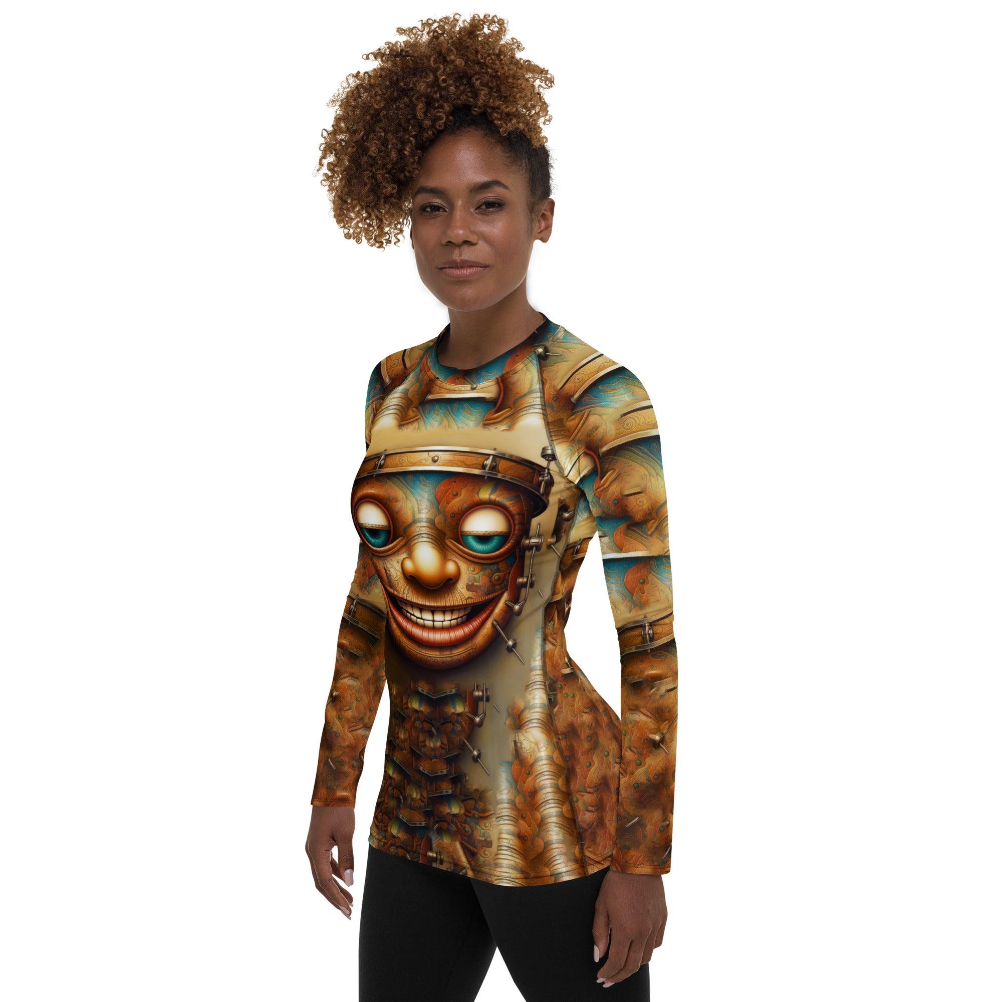 Cosmic Carousel Women's Rash Guard - Beyond T-shirts