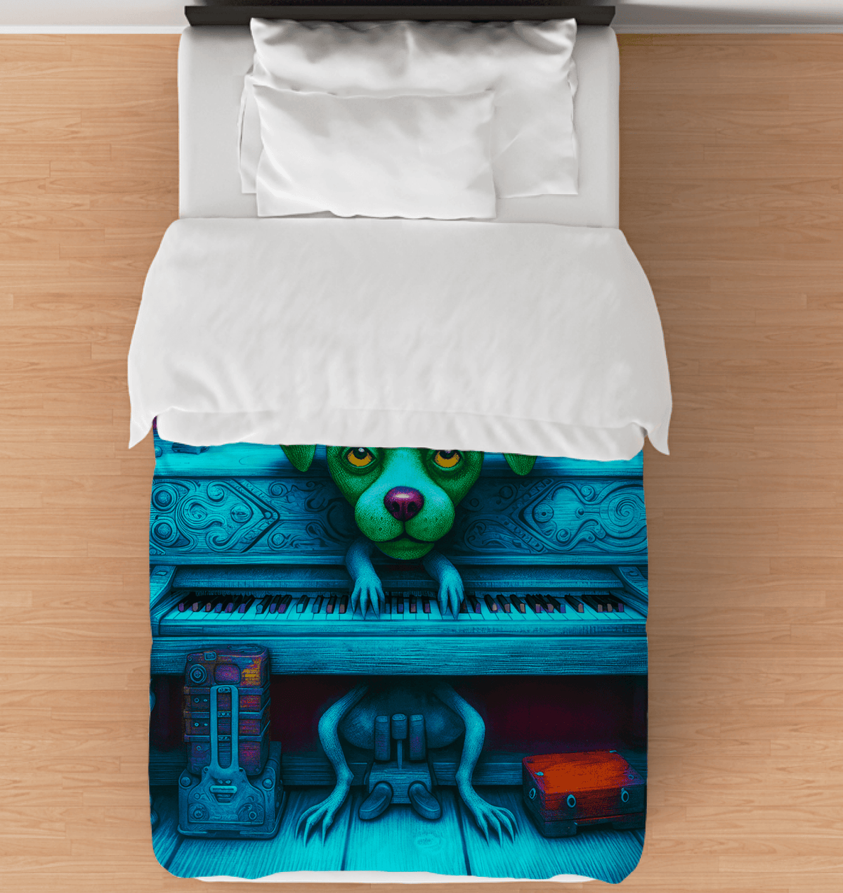 Cosmic Chaos Comforter - Twin - Beyond T-shirts