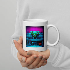 Cosmic Chaos White Glossy Mug - Beyond T-shirts