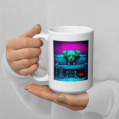 Cosmic Chaos White Glossy Mug - Beyond T-shirts