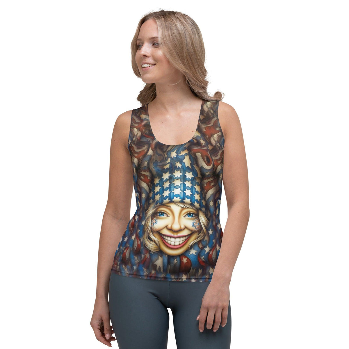 Cosmic Collision Sublimation Cut & Sew Tank Top - Beyond T-shirts