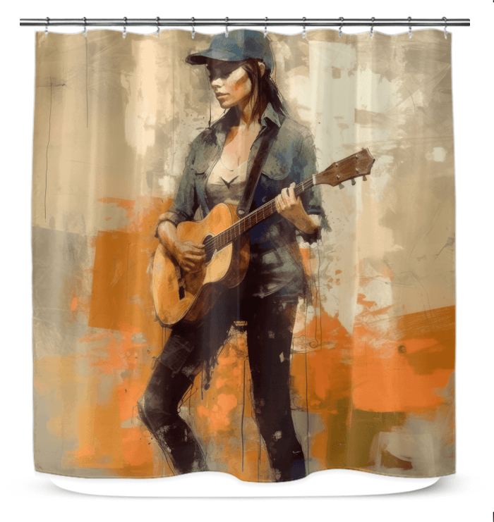 Country Portraits Shower Curtain - Beyond T-shirts