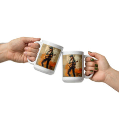 Country Portraits White glossy mug - Beyond T-shirts