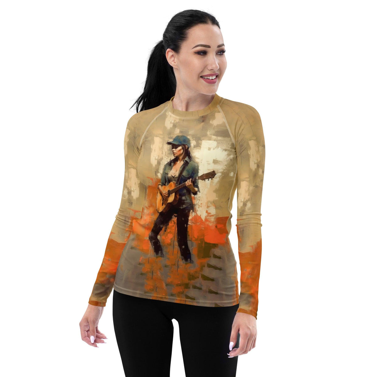 Country Portraits Women's Rash Guard - Beyond T-shirts