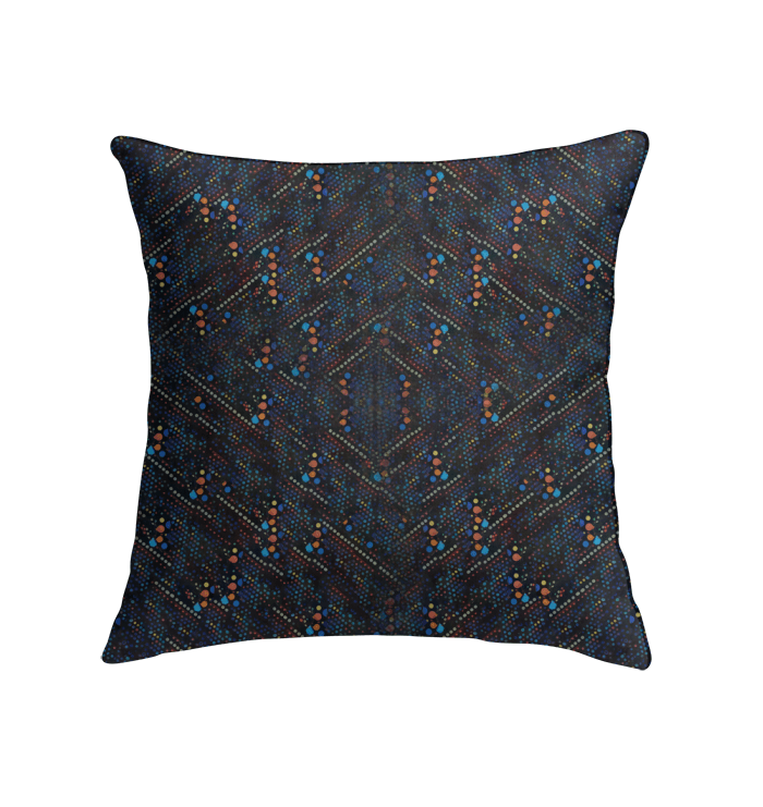 Stylish canvas pillow designed for indoor comfort and home decor.