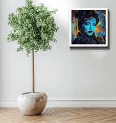 Inspirational Creative Canvas Wrapped Canvas in an office setting.