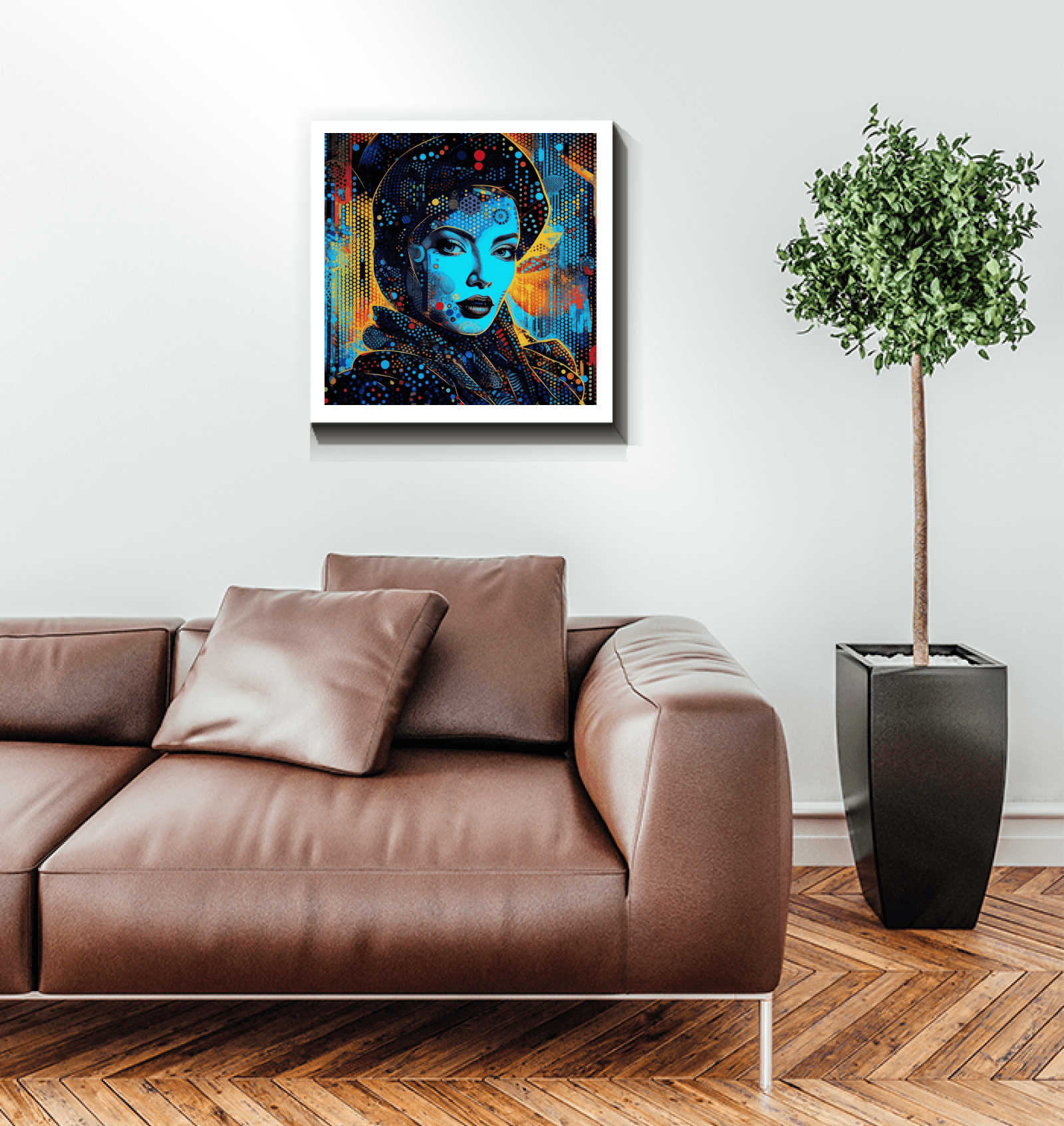 Creative Canvas artwork capturing vibrant colors.