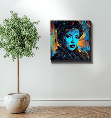 Side view of Creative Canvas showing canvas wrap.