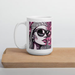 Creative Chronicles White Glossy Mug - Top View