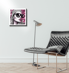 Artistic wrapped canvas featuring vibrant design by Creative Chronicles