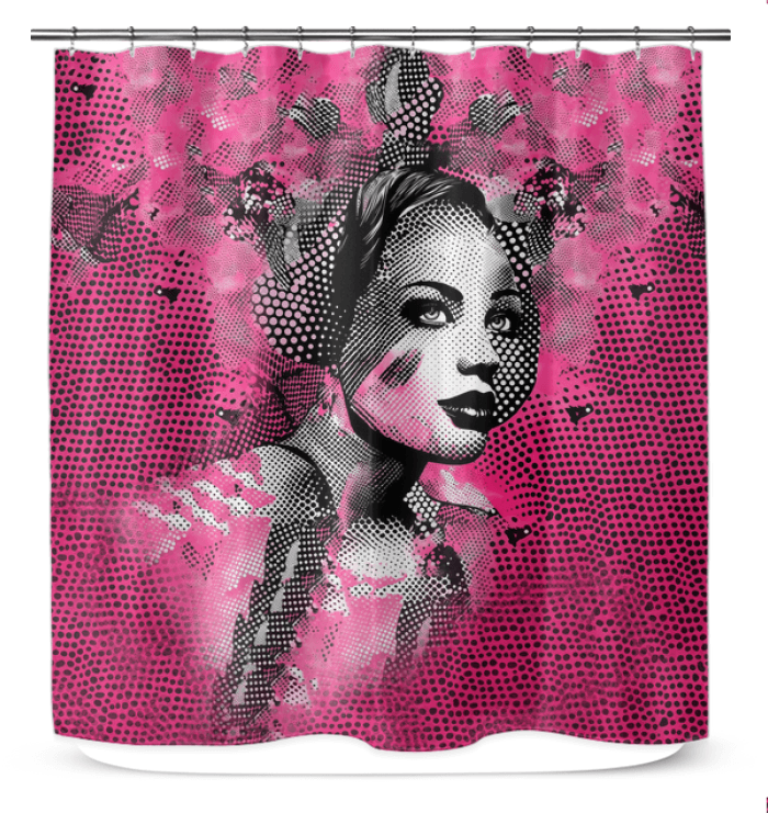 Durable and stylish Creative Concepts shower curtain displayed in modern bathroom