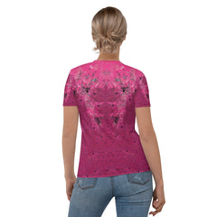 Woman wearing Creative Concepts stylish women's t-shirt.