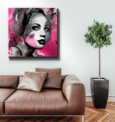 Eye-catching wrapped canvas for home or office