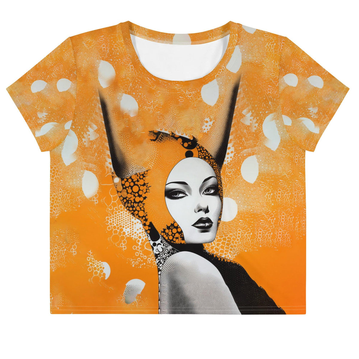 Creative Curiosities All-Over Print Crop Tee - Beyond T-shirts