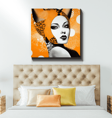 Creative Curiosities canvas showing intricate artistic details