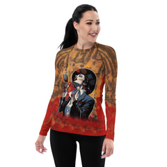 Creativity Breeds Diversity Women's Rash Guard 