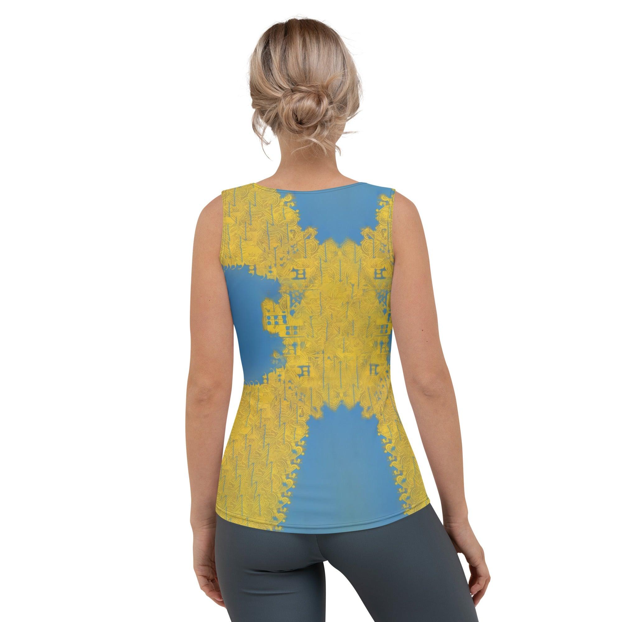 TopTopPlease Sublimation Tank Top - Side View