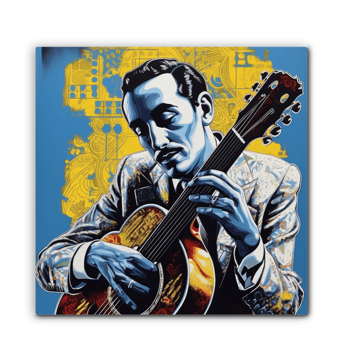 Guitar is a staple of pop music - wall art.